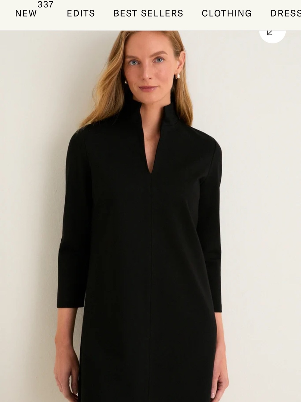 Tuckernuck Black Ponte Clifton Dress Size Large